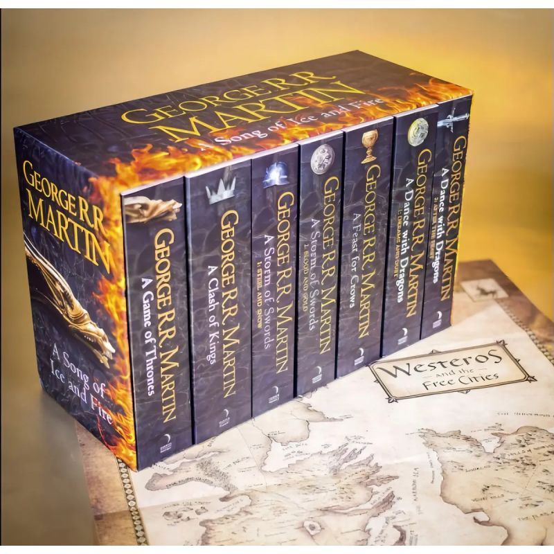 GAME OF THRONES, A - THE STORY CONTINUES (BOX OF 7 BOOKS) - PB (Nuevo)