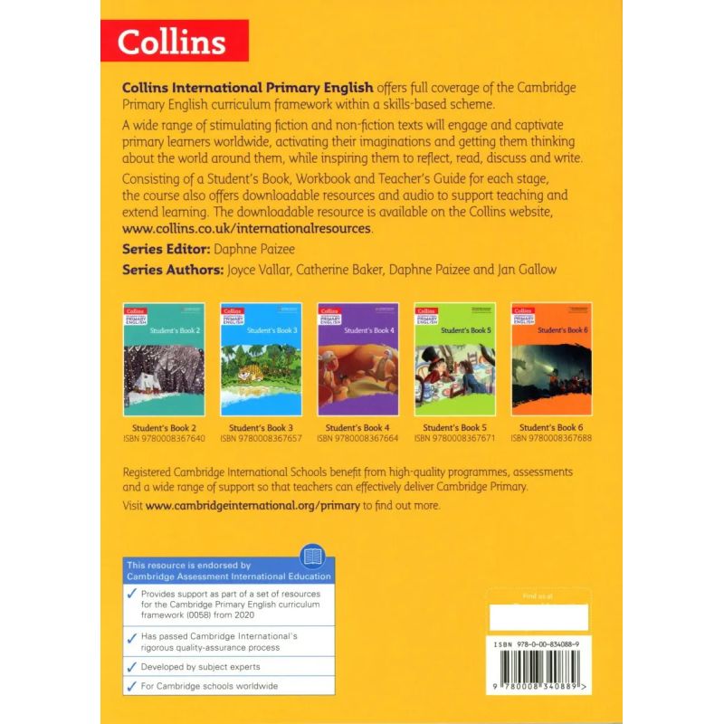 COLLINS INTERNATIONAL PRIMARY ENGLISH 1 2/ED.- SB (Nuevo) - Miniatura 2