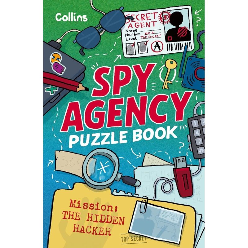 SPY AGENCY PUZZLE BOOK - THE HIDDEN HACKER (Nuevo)