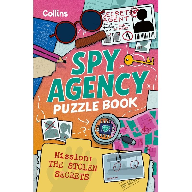 SPY AGENCY PUZZLE BOOK - THE STOLEN SECRETS (Nuevo)