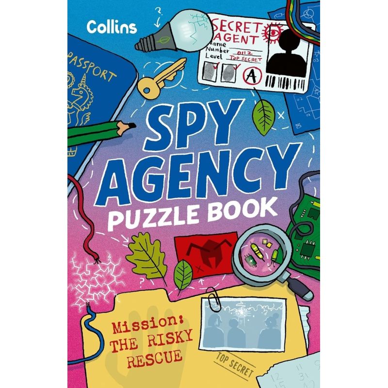 SPY AGENCY PUZZLE BOOK - THE RISKY RESCUE (Nuevo)