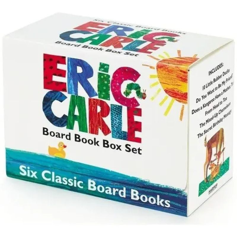 ERIC CARLE SIX CLASSIC BOARD BOOKS - BOX SET (Nuevo)