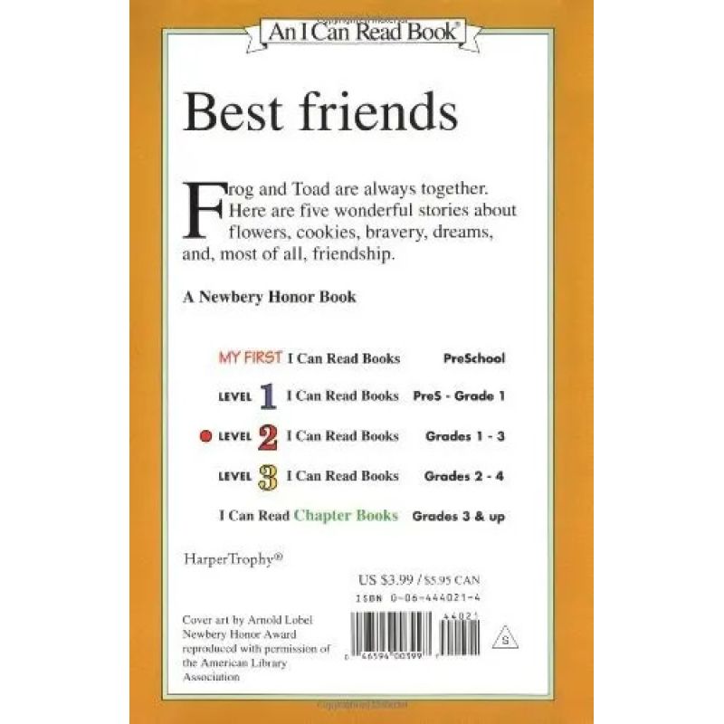 FROG AND TOAD TOGETHER - I CAN READ 2 (Nuevo) - Miniatura 2