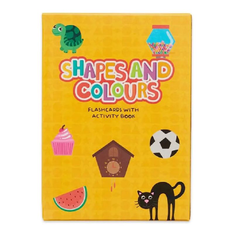 SHAPES AND COLOURS - FLASHCARDS + ACTIVITY BOOK - EDUCARDS (Nuevo)