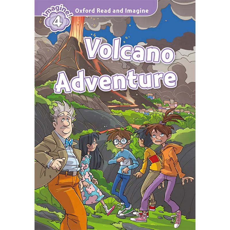 VOLCANO ADVENTURE + MP3 AUDIO - READ AND IMAGINE 4