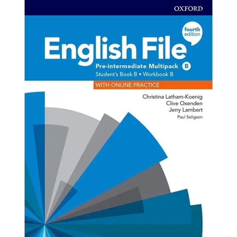 ENGLISH FILE PRE-INT. 4/ED.- MULTIPACK B + ONLINE PRAC.PACK (Nuevo)