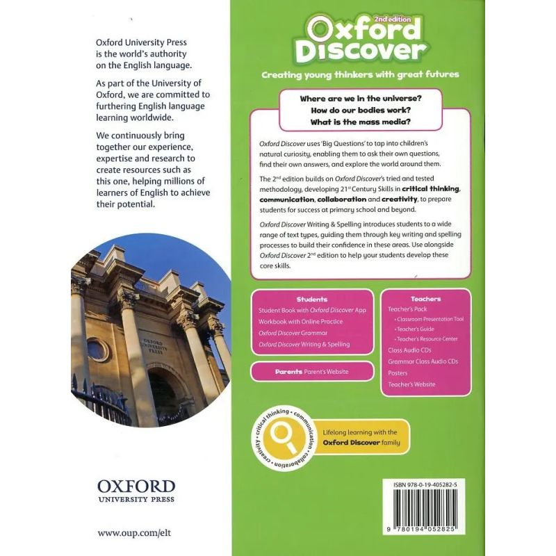 OXFORD DISCOVER 4 2/ED.- WRITING AND SPELLING BOOK (Nuevo) - Miniatura 2