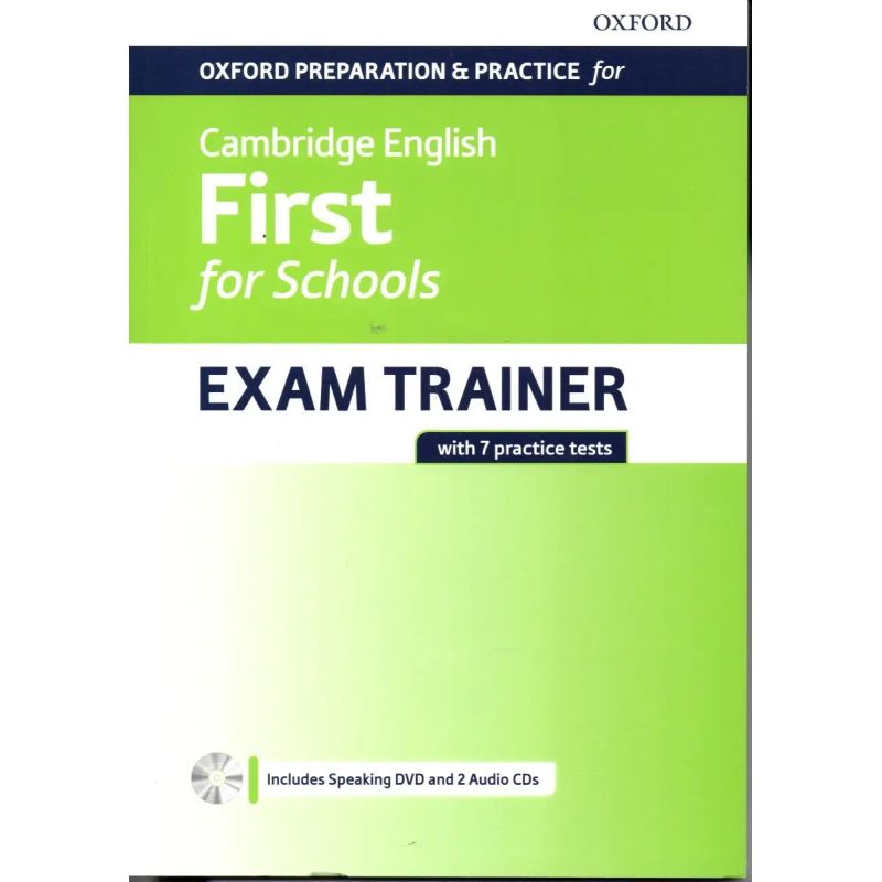 CAMB.ENG.FIRST FOR SCHOOLS EXAM TRAINER - SB PACK W/KEY (Nuevo)