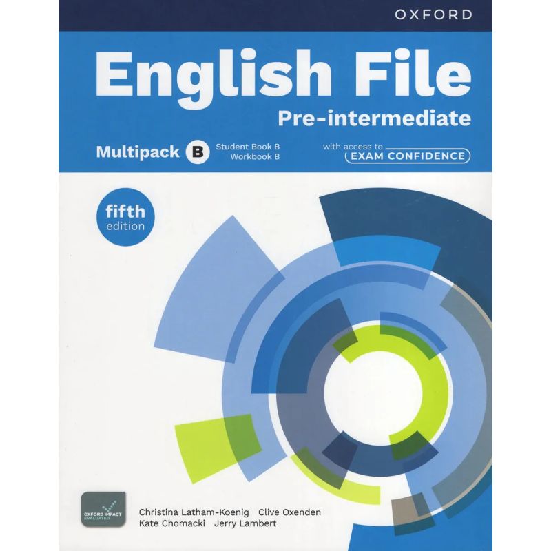ENGLISH FILE PRE-INT. 5/ED.- MULTIPACK B + EXAM CONFIDENCE (Nuevo)