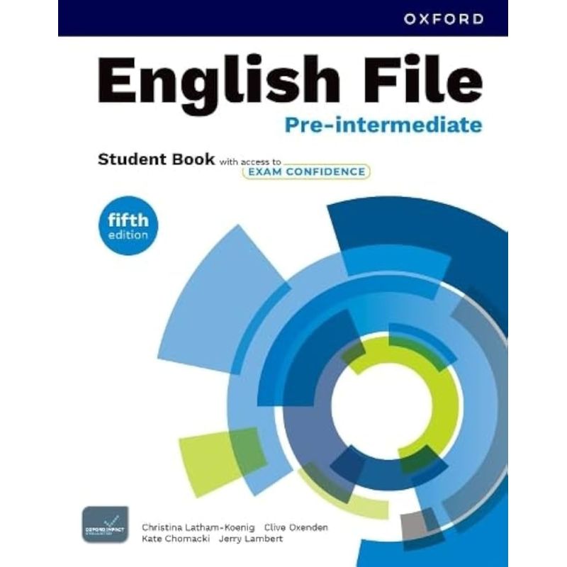 ENGLISH FILE PRE-INT. 5/ED.- SB + EXAM CONFIDENCE PK (Nuevo)