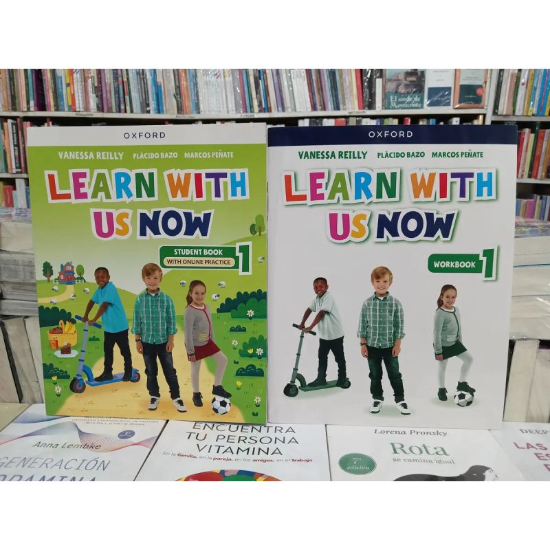 LEARN WITH US NOW 1 (MAYUSCULA) - SB + ONLINE PRACTICE (Nuevo)