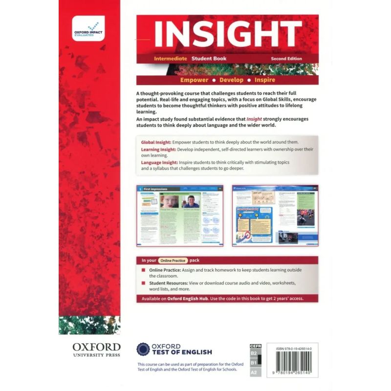 INSIGHT INTERMEDIATE 2/ED.- SB W/ONLINE PRACTICE PACK (Nuevo) - Miniatura 3