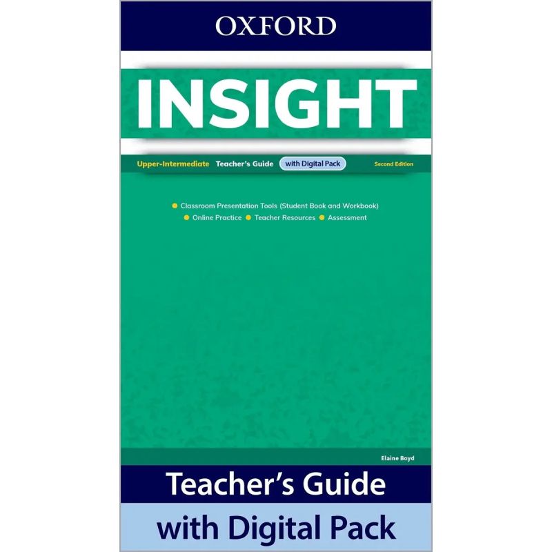 INSIGHT UPPER-INT. 2/ED.- TEACHER'S GUIDE W/DIGITAL PACK (Nuevo)