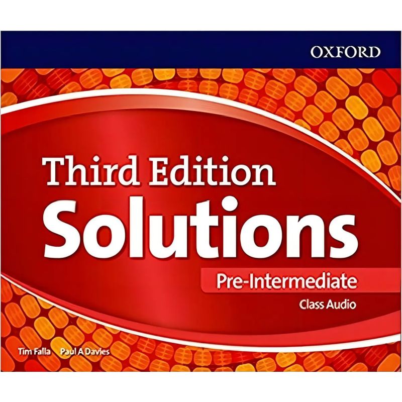 SOLUTIONS PRE-INT.3/ED.- CLASS A/CD (Nuevo)