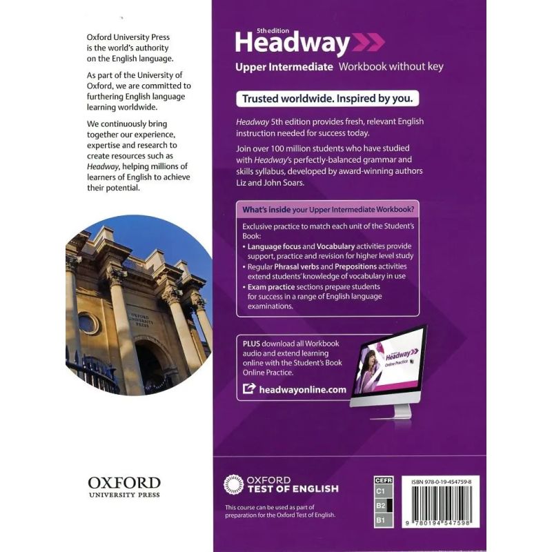 HEADWAY UPPER-INTERM. 5/ED.- WB NO KEY (Nuevo) - Miniatura 3