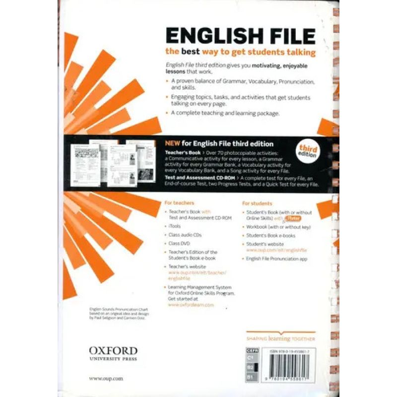 ENGLISH FILE UPPER-INT. THIRD ED.- TB + CD-ROM (Nuevo) - Miniatura 2
