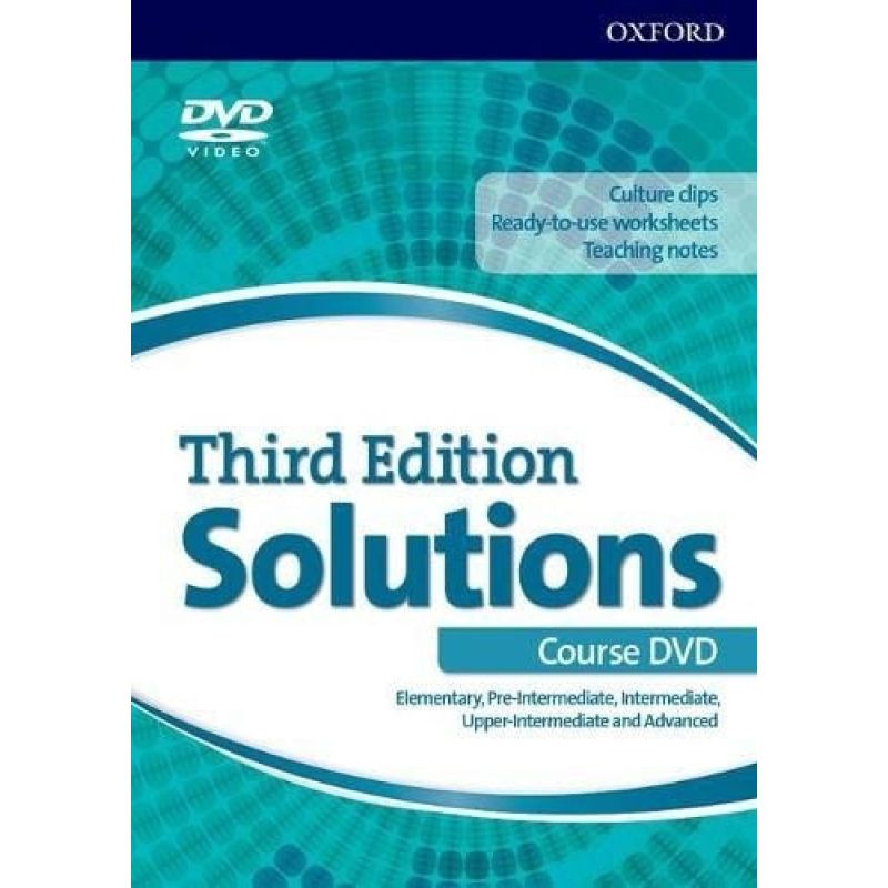 SOLUTIONS ELEMENTARY-ADVANCED 3/ED. - DVD (Nuevo)
