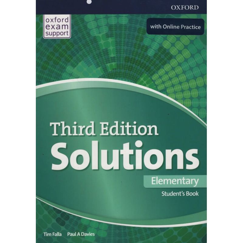 SOLUTIONS ELEMENTARY 3/ED.- SB + ONLINE PRACTICE (Nuevo)
