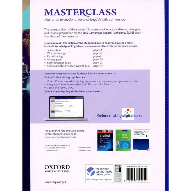 CAMB.ENG.PROFICIENCY MASTERCLASS 3/ED.- SB + ONLINE PRACTICE (Nuevo) - Miniatura 2