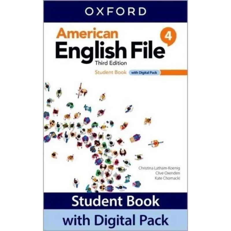 AMERICAN ENGLISH FILE 4 3/ED.- SB W/DIGITAL PACK (Nuevo)