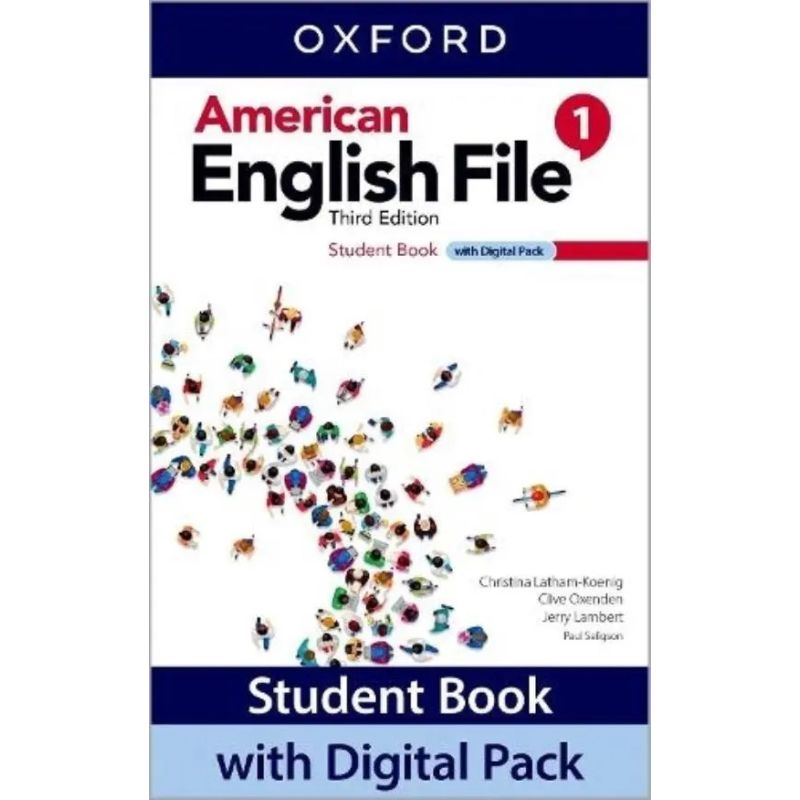 AMERICAN ENGLISH FILE 1 3/ED.- SB W/DIGITAL PACK (Nuevo)