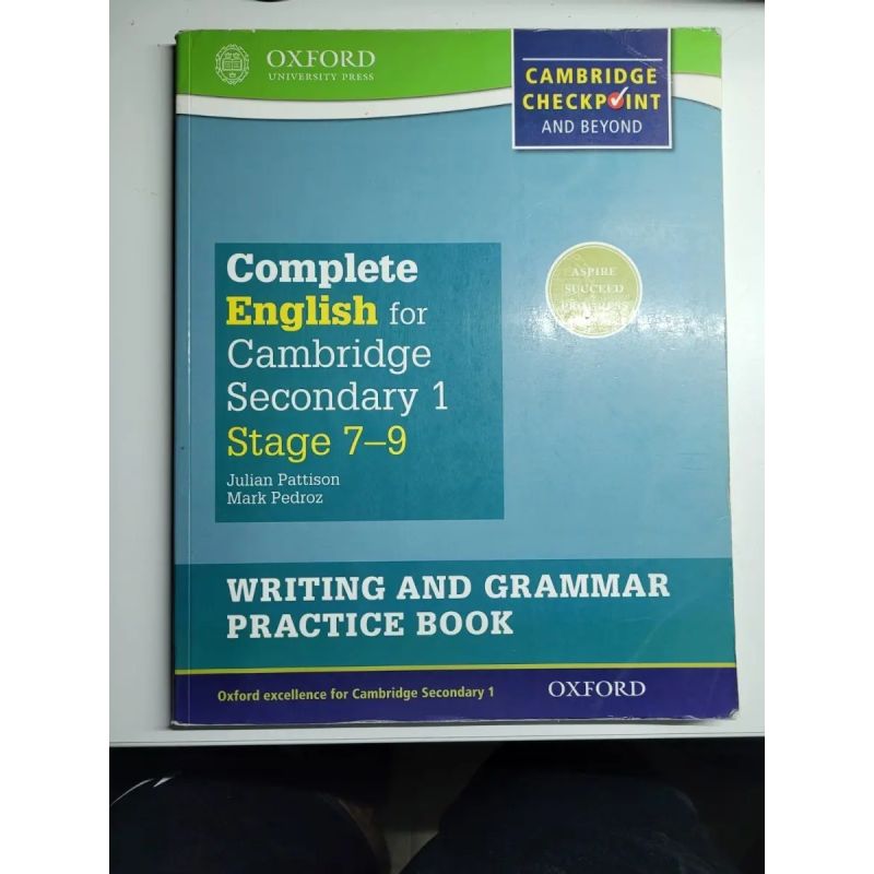 COMPLETE ENGLISH FOR CAMBRIDGE LOWER SECONDARY 7-9 - WRITING AND GRAMMAR PRACTICE BOOK (Nuevo)