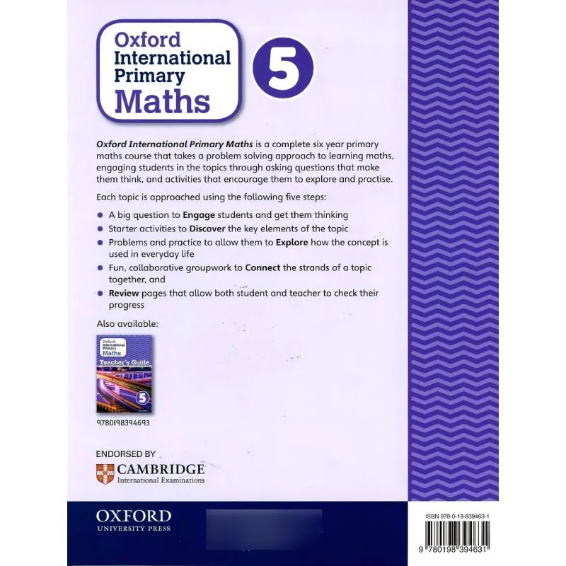 OXFORD INT.PRIMARY MATHS 5 - SB* (Nuevo) - Miniatura 2