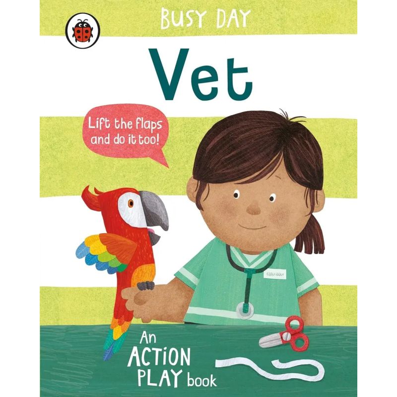 VET - BUSY DAY - AN ACTION PLAY BOOK - BOARD BOOK (Nuevo)