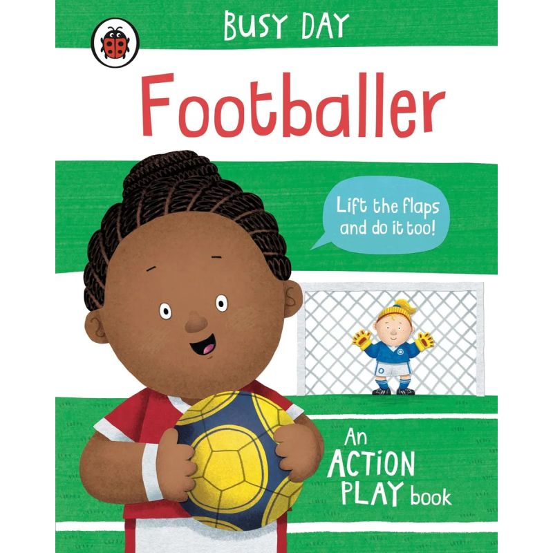 FOOTBALLER - BUSY DAY - AN ACTION PLAY BOOK - BOARD BOOK (Nuevo)