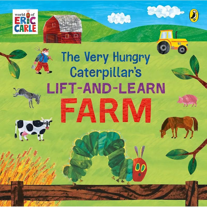 FARM - THE VERY HUNGRY CATERPILLAR'S LIFT AND LEARN - BOARD BOOK (Nuevo)