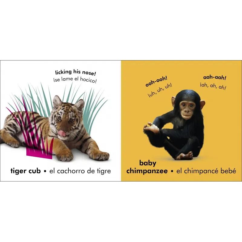 ANIMALES, LOS - ANIMALS - BILINGUAL TOUCH AND FEEL - BILINGUE (Nuevo) - Miniatura 3