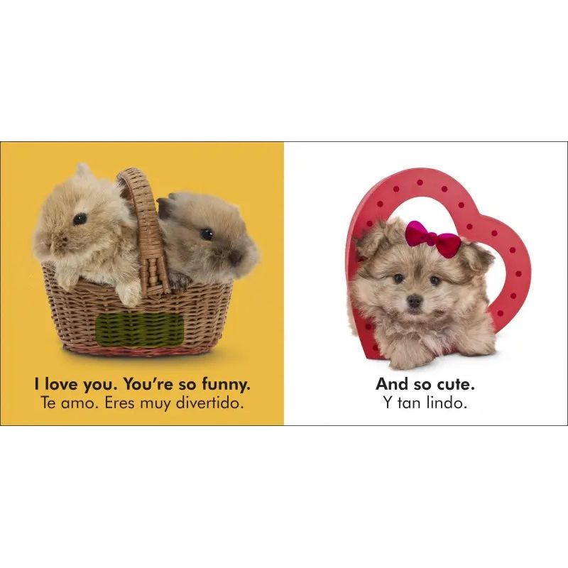 TE AMO - I LOVE YOU - BILINGUAL TOUCH AND FEEL - BILINGUE (Nuevo) - Miniatura 3