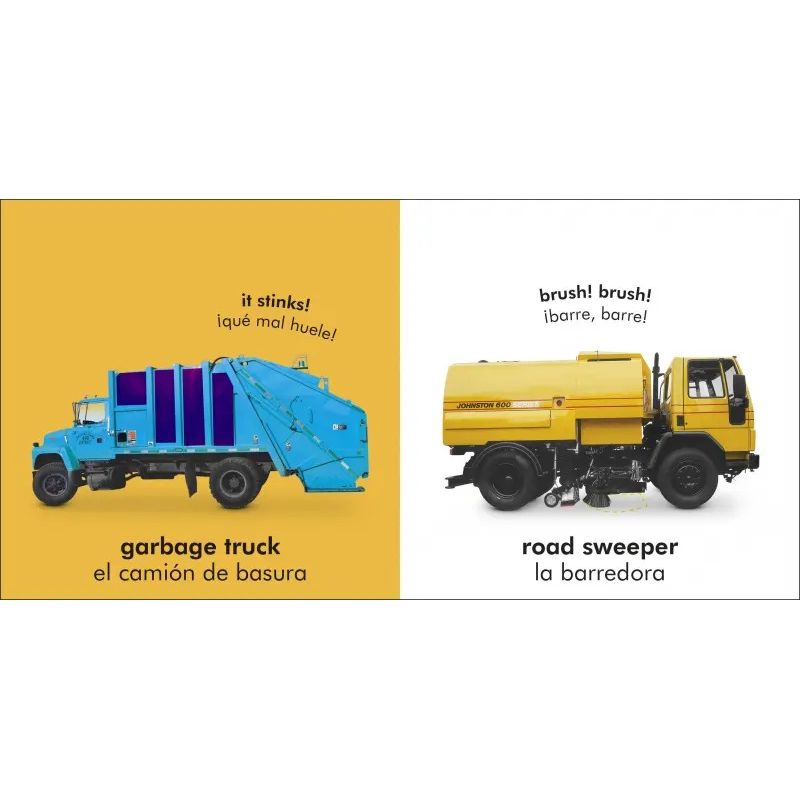CAMIONES, LOS - TRUCKS - BILINGUAL TOUCH AND FEEL - BILINGUE (Nuevo) - Miniatura 3