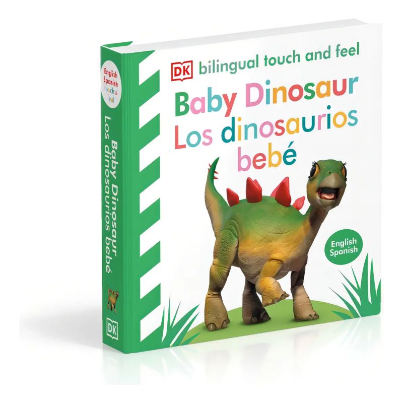 PEQUEÑOS DINOSAURIOS - BABY DINOSAUR - BILINGUAL TOUCH AND FEEL - BILINGUE (Nuevo)