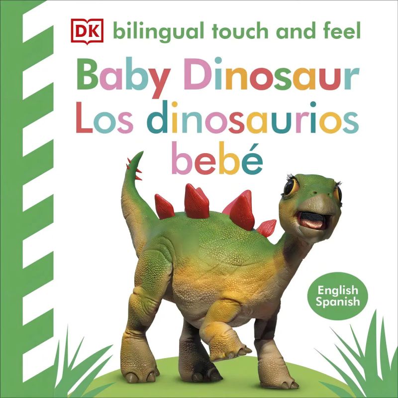 PEQUEÑOS DINOSAURIOS - BABY DINOSAUR - BILINGUAL TOUCH AND FEEL - BILINGUE (Nuevo) - Miniatura 4