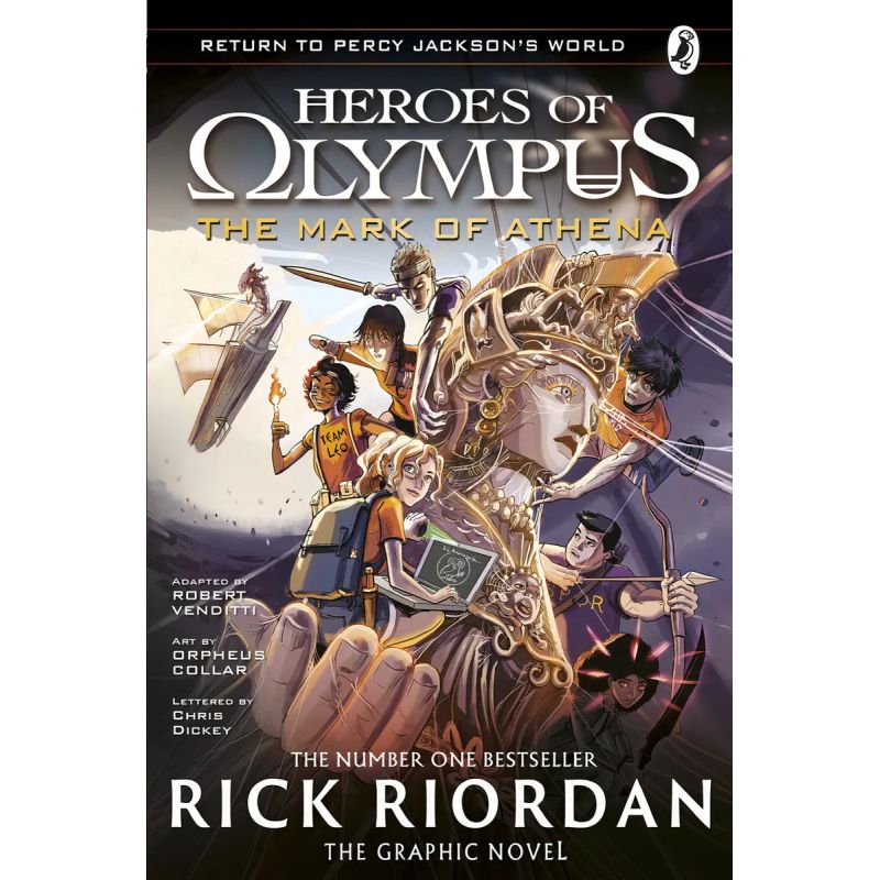 MARK OF ATHENA - THE GRAPHIC NOVEL - HEROES OF OLYMPUS 3 (Nuevo)