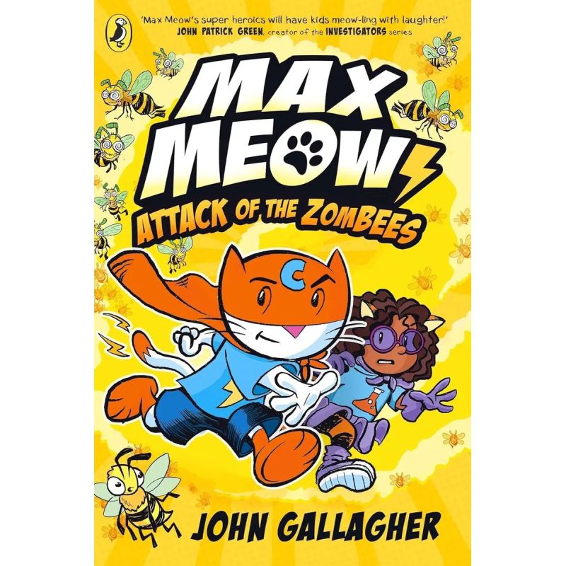 ATTACK OF THE ZOMBEES - MAX MEOW BOOK 5 - PB (Nuevo)