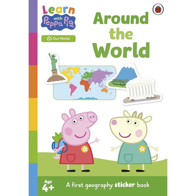 LEARN WITH PEPPA - AROUND THE WORLD - STICKER ACTIVITY BOOK (Nuevo)