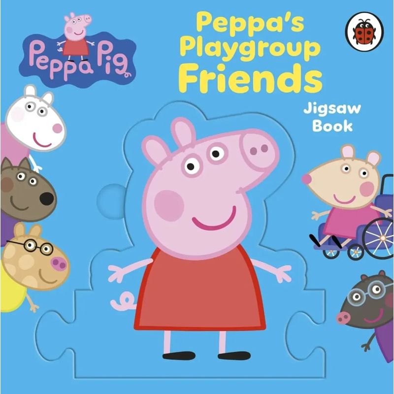 PEPPA'S PLAYGROUP FRIENDS JIGSAW BOOK - PEPPA PIG - BOARD BOOK (Nuevo)