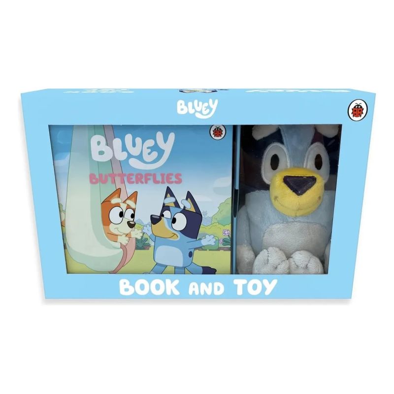 BLUEY: BUTTERFLIES - BOOK AND TOY (Nuevo)