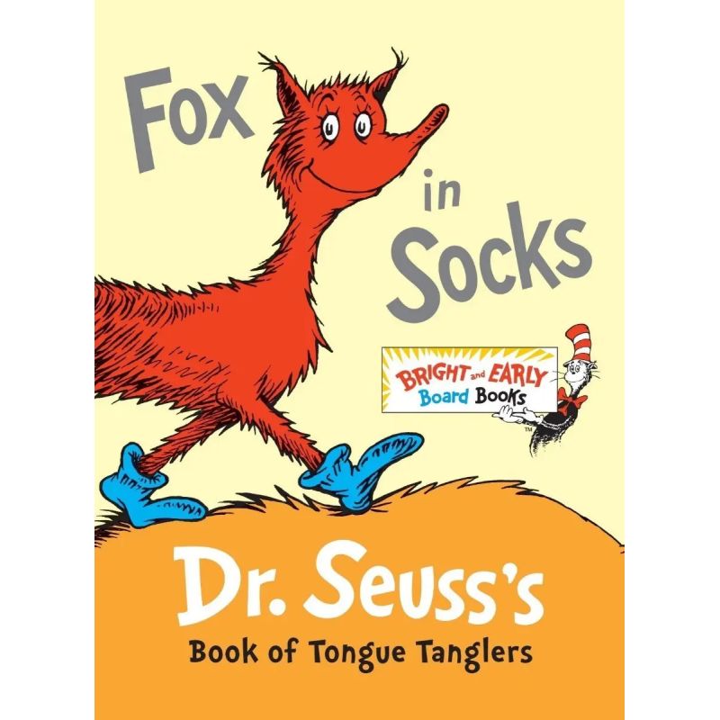 FOX IN SOCKS  - DR SEUSS'S BOOK OF TONGUE TANGLERS (Nuevo)