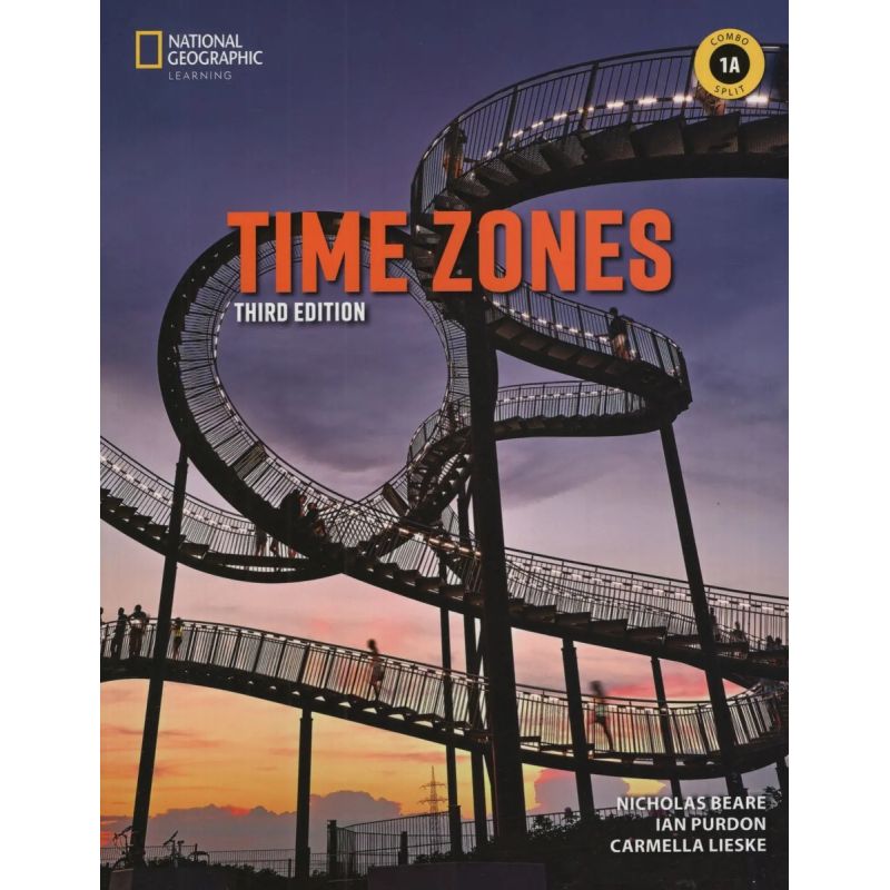 TIME ZONES 1 3/ED.- COMBO SPLIT A + ONLINE PRACTICE (STICKER CODE) (Nuevo)