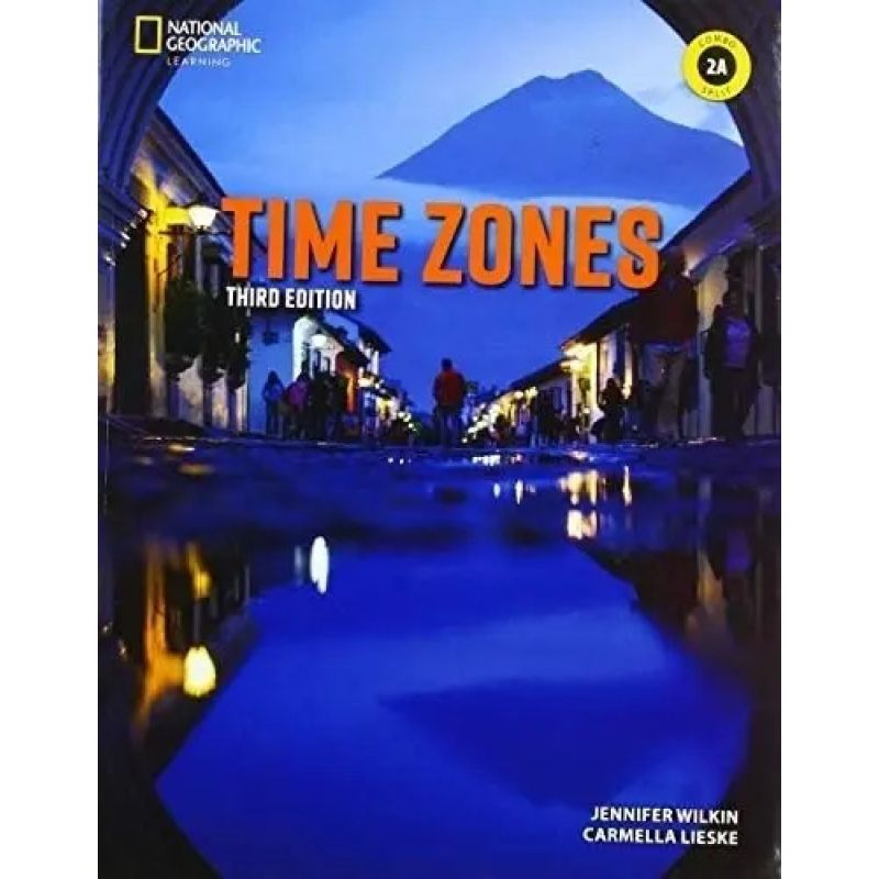 TIME ZONES 2 3/ED.- SPLIT A WITH STICKER CODE ONLINE PRACTICE (Nuevo)