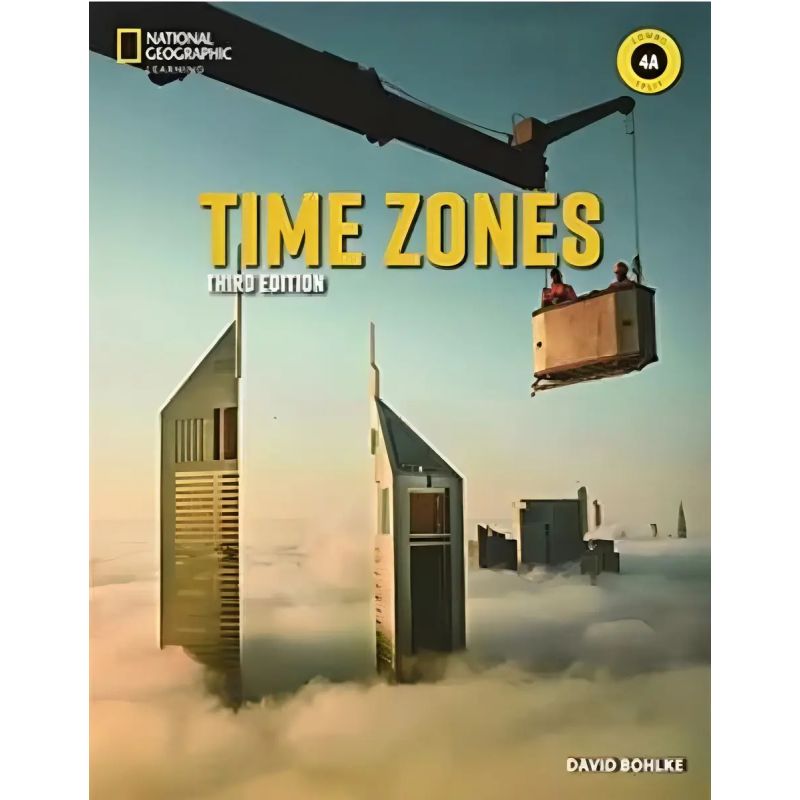 TIME ZONES 4 3/ED.- SPLIT A WITH STICKER CODE ONLINE PRACTICE (Nuevo)
