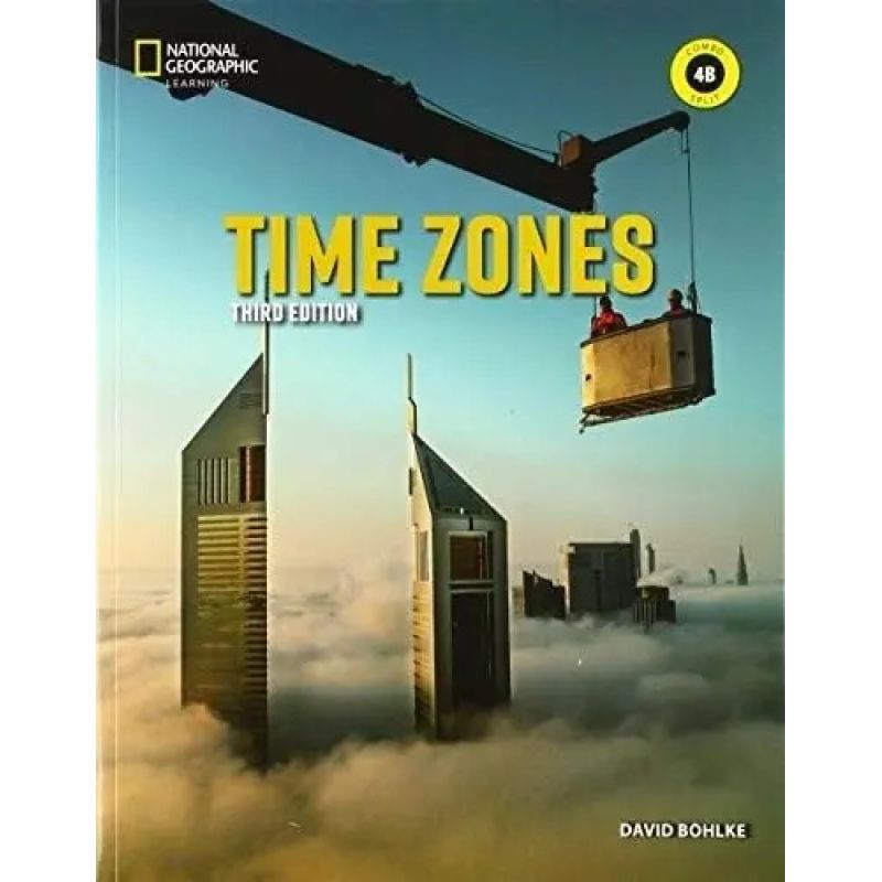TIME ZONES 4 3/ED.- SPLIT B WITH STICKER CODE ONLINE PRACTICE (Nuevo)