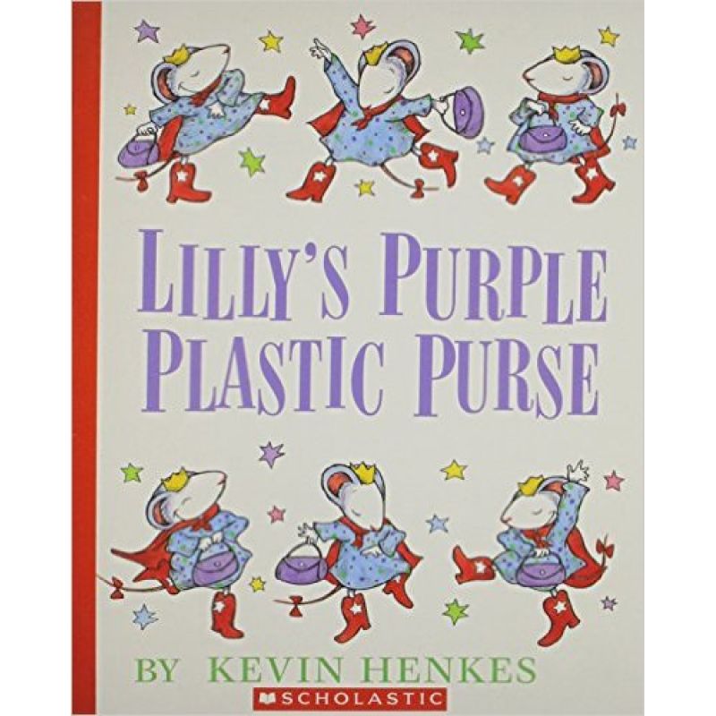 LILLY'S PURPLE PLASTIC PURSE (PB)* (Nuevo)