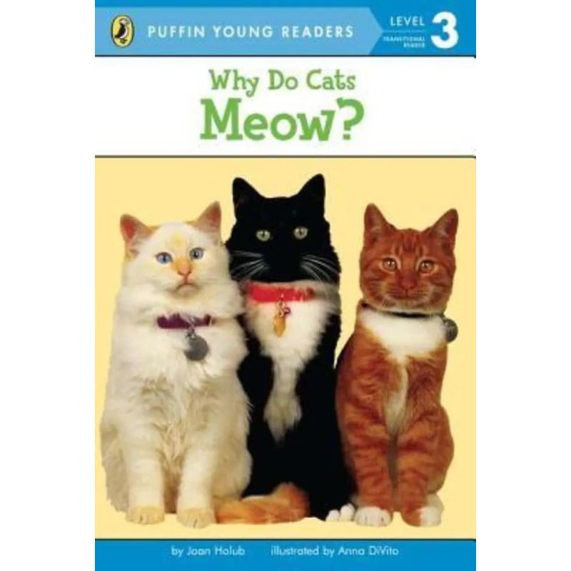 WHY DO CATS MEOW? - LEVEL 3 - PUFFIN YOUNG READERS (Nuevo)