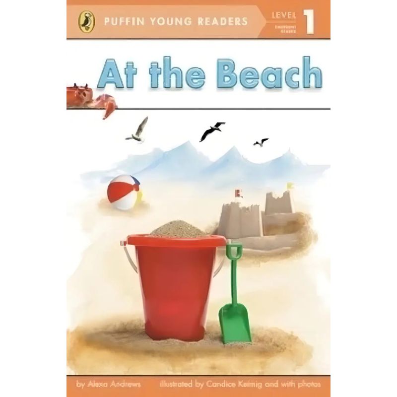 AT THE BEACH - LEVEL 1 - PUFFIN YOUNG READERS (Nuevo)