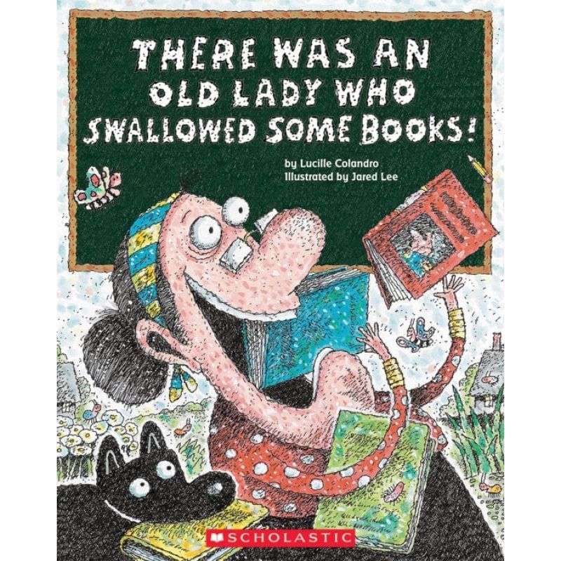 THERE WAS AN OLD LADY WHO SWALLOWED SOME BOOKS! (Nuevo)