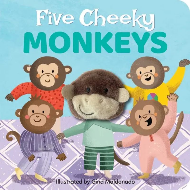 FIVE CHEEKY MONKEYS - BOARD BOOK (Nuevo)